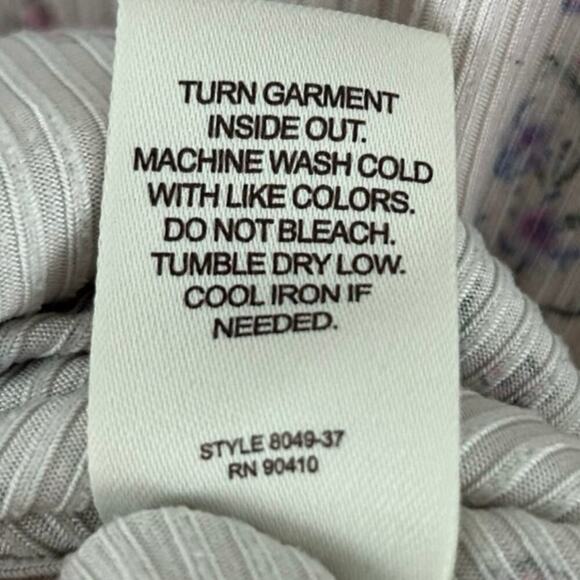 Laura Ashley Women Short Sleeve T-shirt Sleep Gown Top Pajamas Pink Size Large - Picture 7 of 7